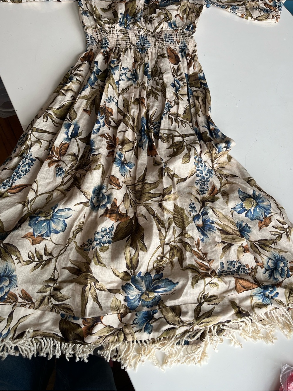 Zimmermann Aliane Shirred Waist Dress - Picture 3 of 5